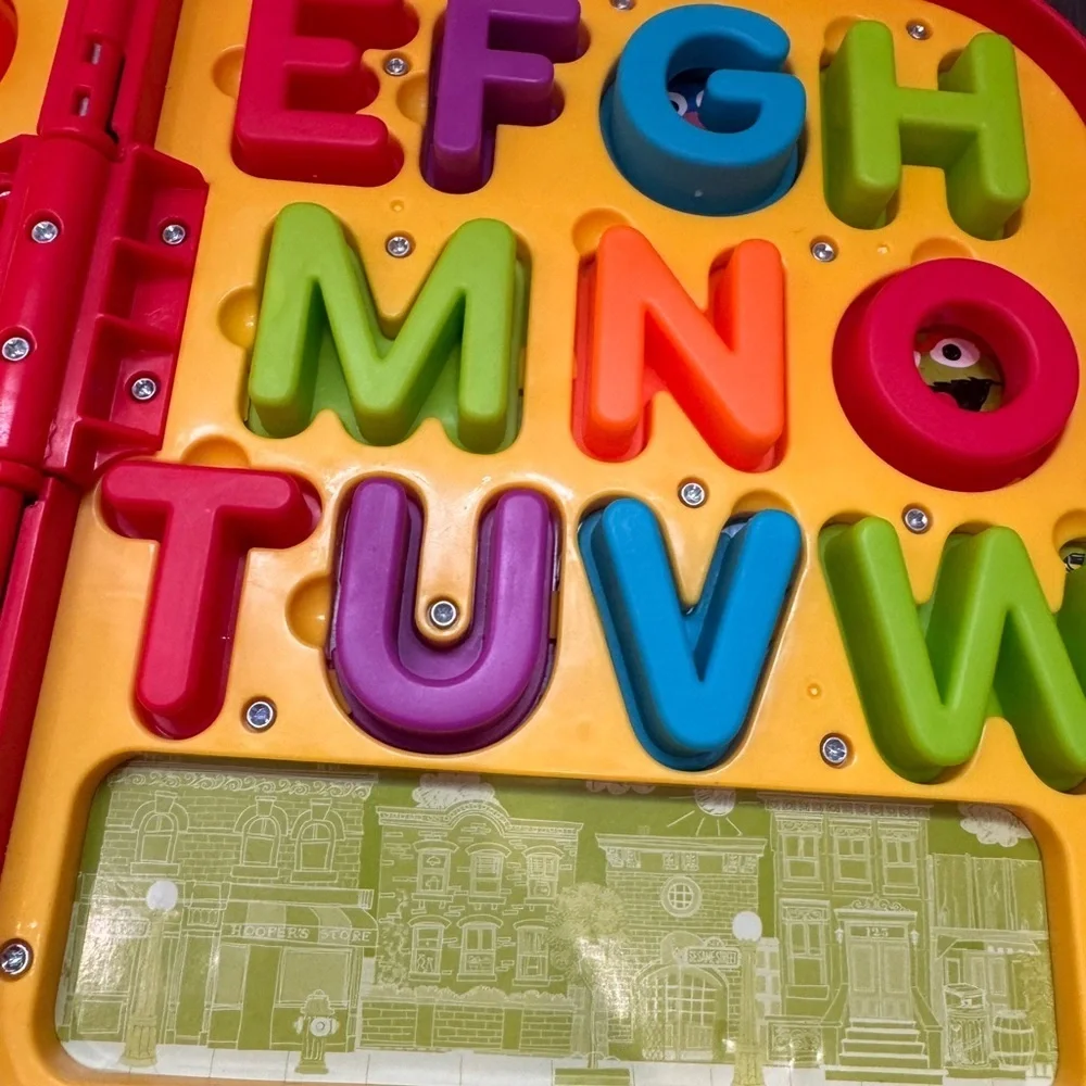 Sesame Street Elmo Red Alphabet Letter Toy Learning Suit Case Toddler Baby Kid